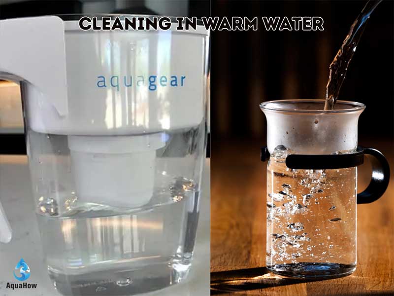 Cleaning in warm water